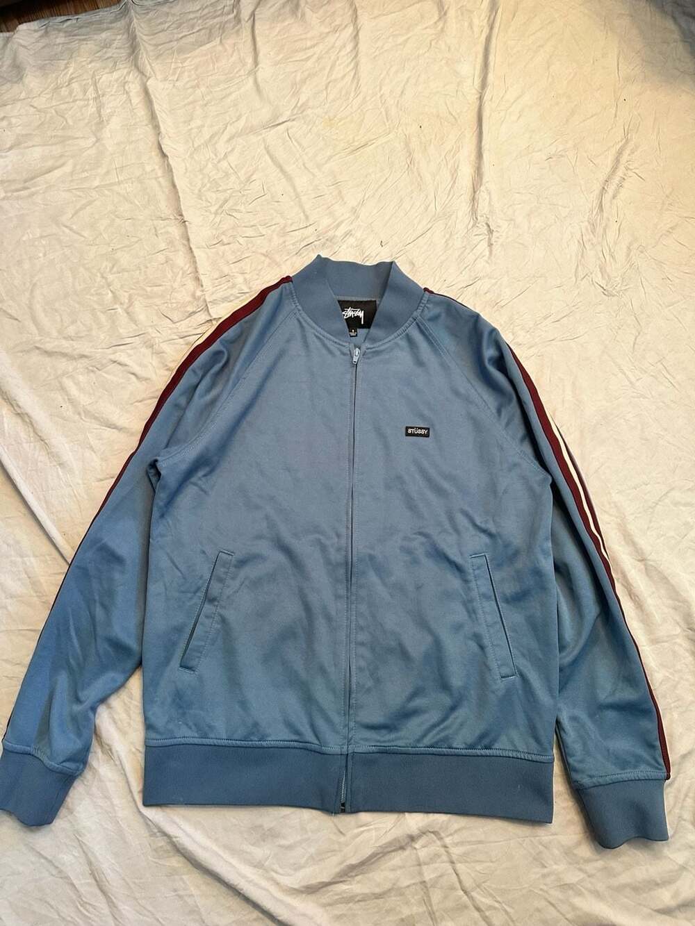 Stussy Track Jacket Blue Size S